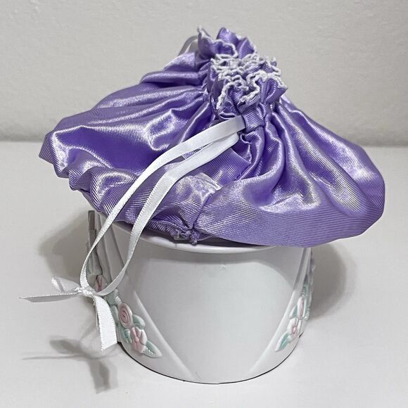 Vintage Cabbage Patch Kids Doll Magic Nursery Cradle Carriage Purple Set 1998 - Picture 9 of 16